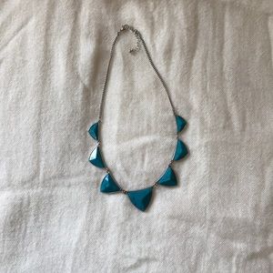 Silver and turquoise necklace